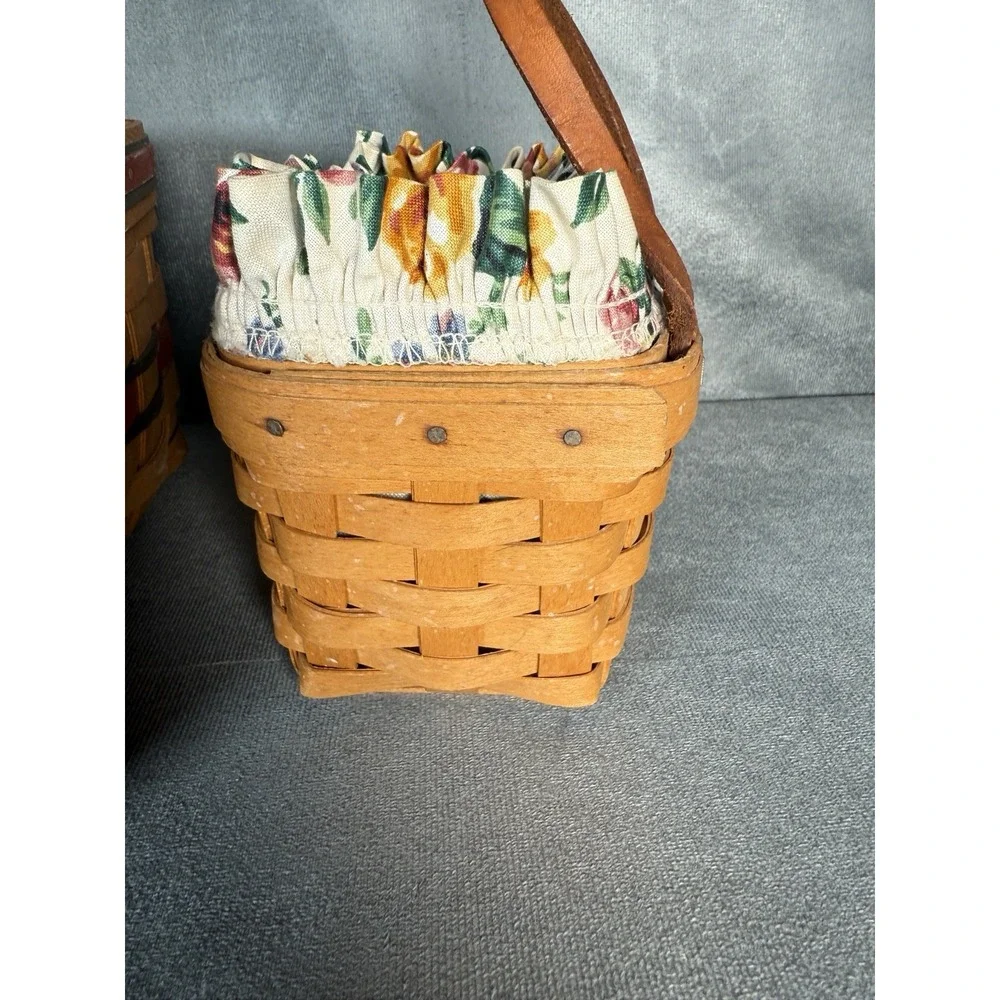 Longaberger Signed Dated  1994-96 -98 Chive Americana Basket Lot‎ of 3